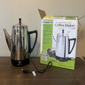 Presto 12 Cup Percolator- Stainless Steel
